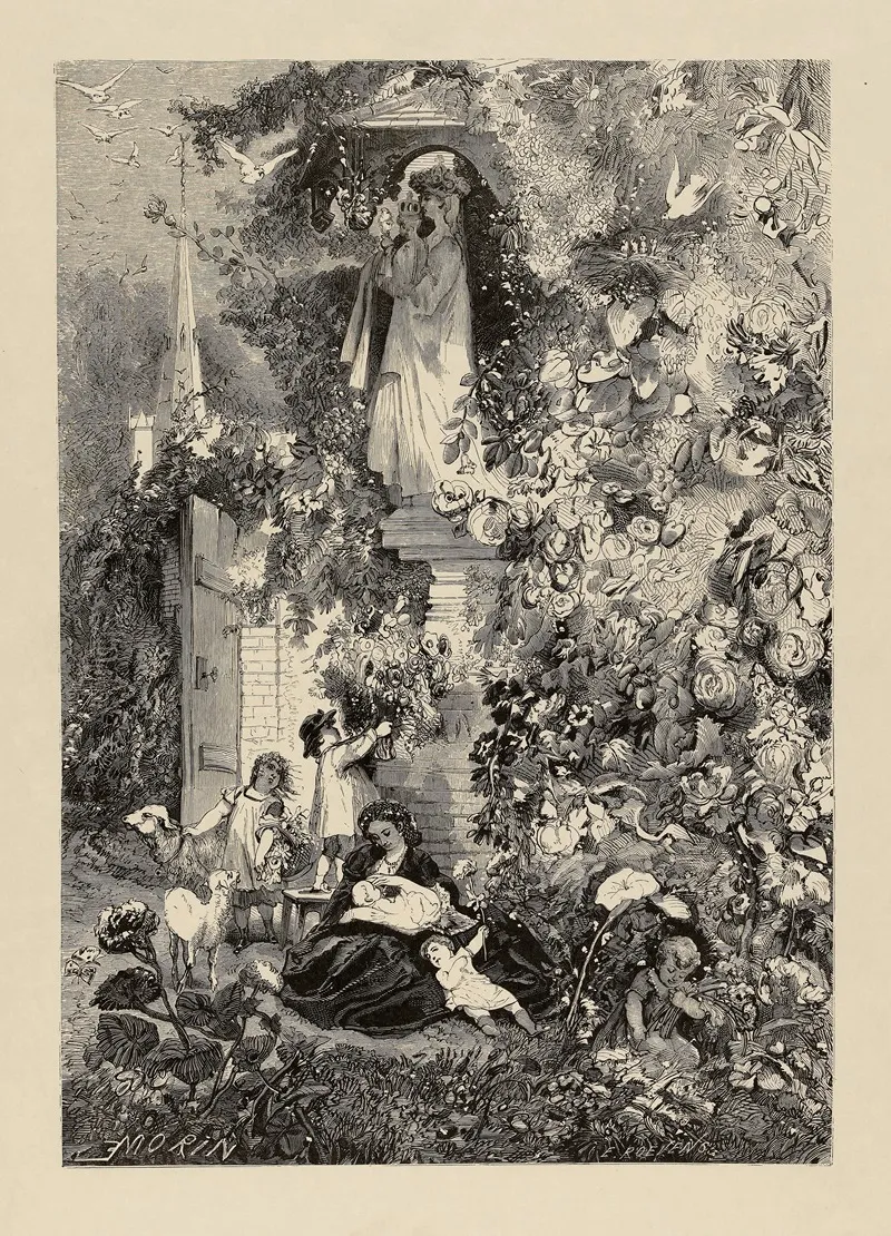 Fleurs De Mai Wall Art by Edmond Morin - High-Resolution Digital Print