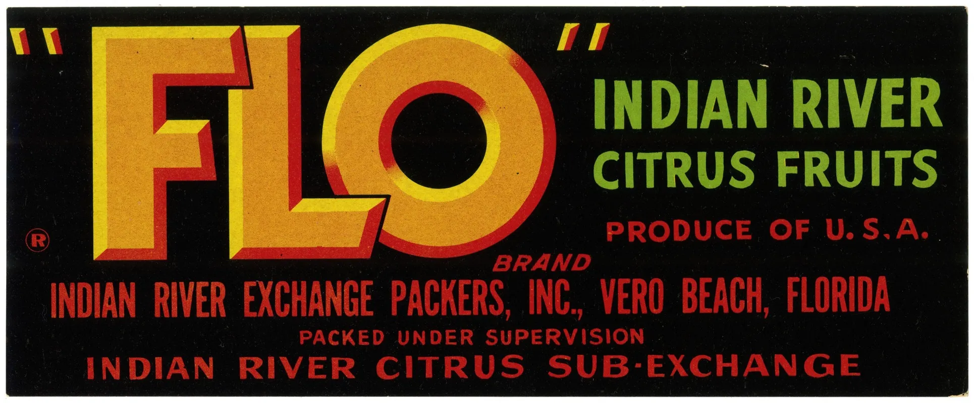 Flo Brand Citrus Label 5
