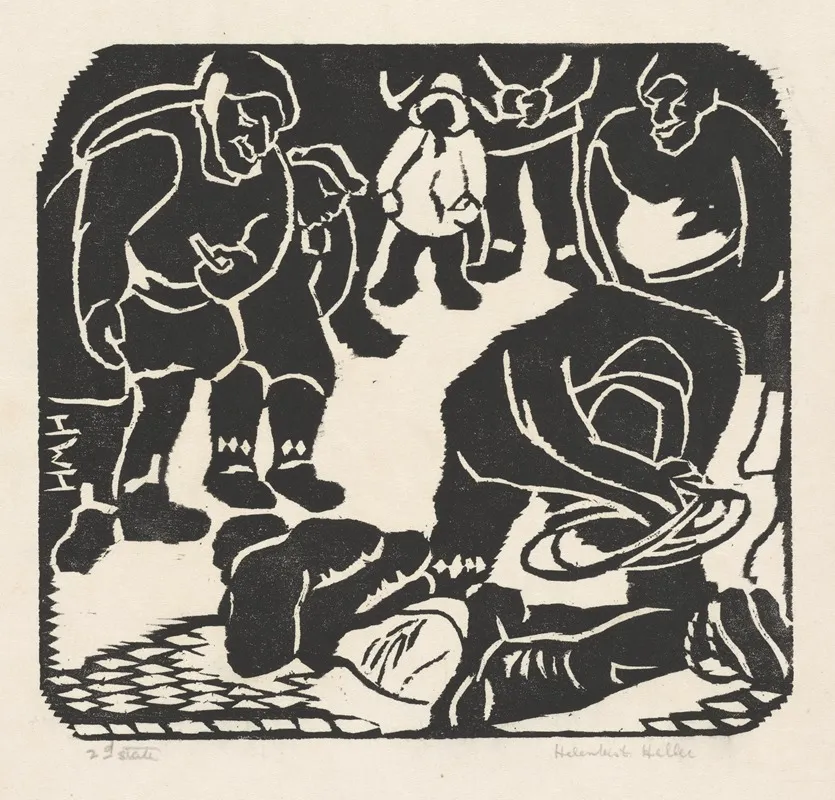 Flogging Prelude To The Lynching Wall Art by Helen West Heller - High-Resolution Digital Print