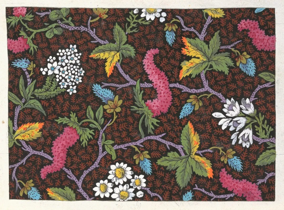 Floral Design For Printed Textile Pl Xxxii