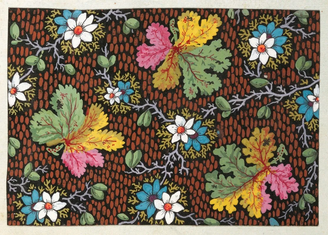 Floral Design For Printed Textile Pl Xxxiv