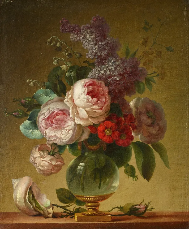 Floral Still Life 17 Wall Art by Anne Vallayer-Coster - High-Resolution Digital Print