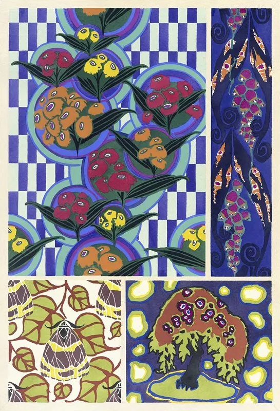 Floreal Dessins Coloris Nouveaux Pl 08