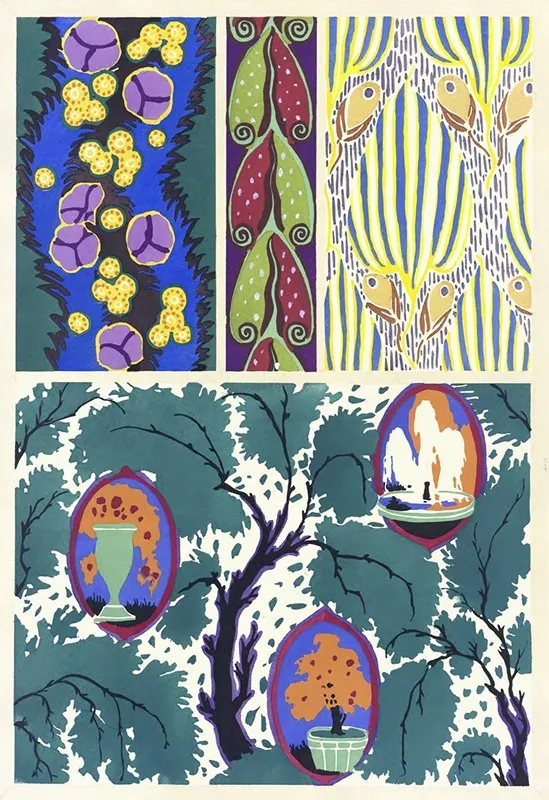 Floreal Dessins Coloris Nouveaux Pl 19