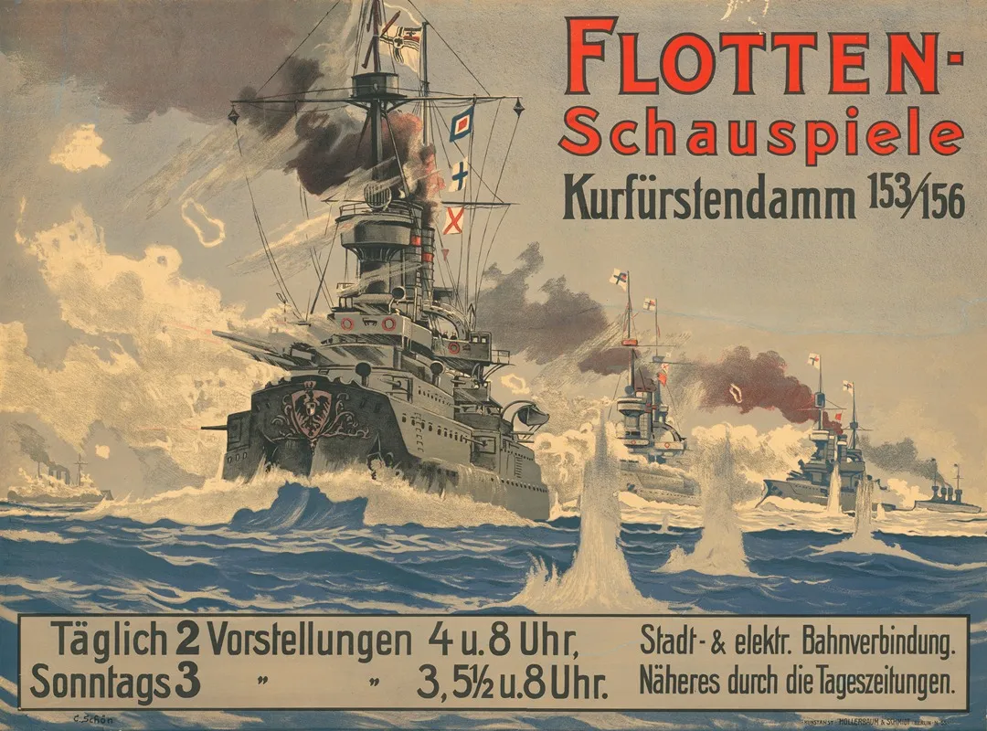 Flottenschauspiele Wall Art by Carl Schön - High-Resolution Digital Print