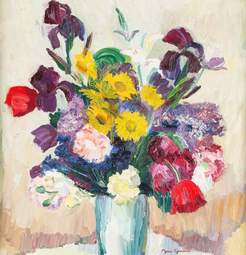 Flower Bouquet Wall Art by Josse Goossens - High-Resolution Digital Print