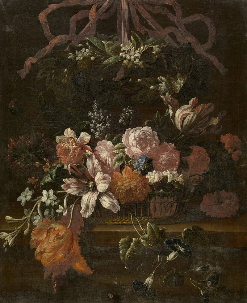 Flower Piece 3 Wall Art by Gaspar Peeter Verbruggen the Younger - High-Resolution Digital Print