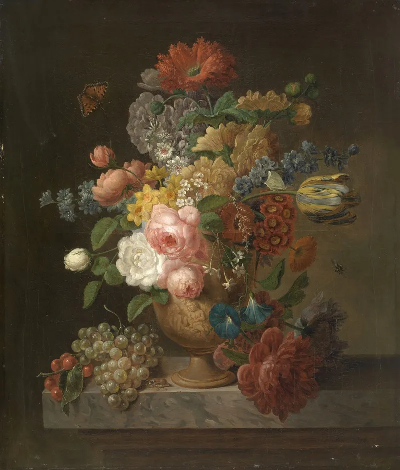 Flower Piece 8 Wall Art by Peter Faes - High-Resolution Digital Print