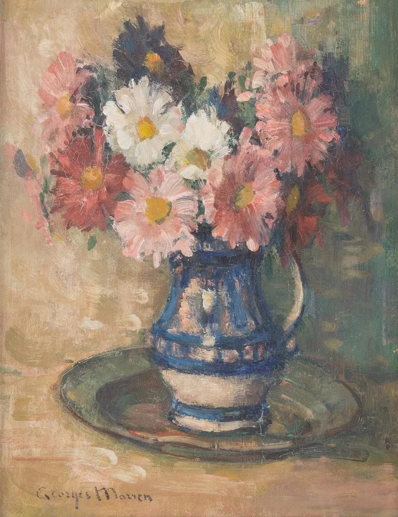 Flower Still Life 4 Wall Art by Georges Morren - High-Resolution Digital Print