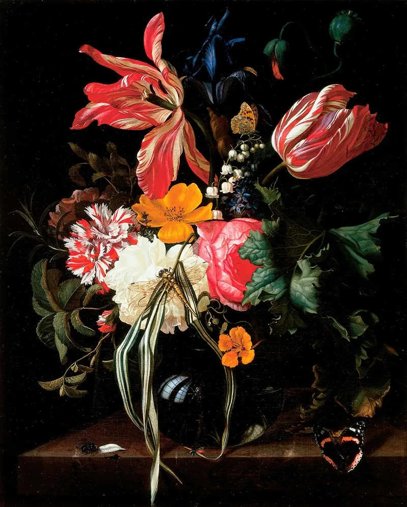 Flower Still Life 5 Wall Art by Maria van Oosterwijck - High-Resolution Digital Print