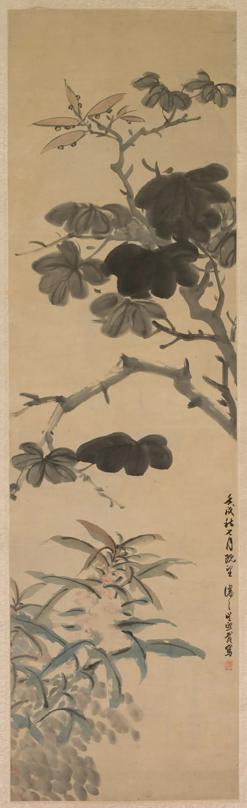 Flowering Plants Wall Art by Wu Rangzhi - High-Resolution Digital Print