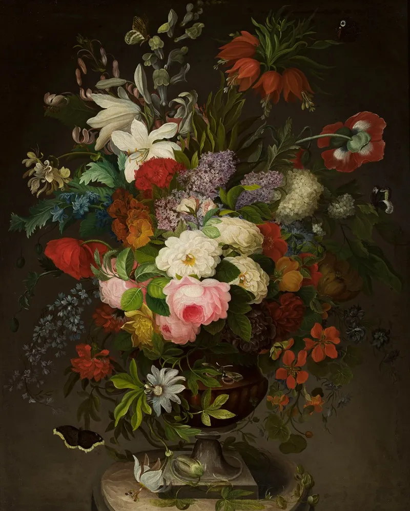 Flowers 20 Wall Art by Henryka Beyer - High-Resolution Digital Print