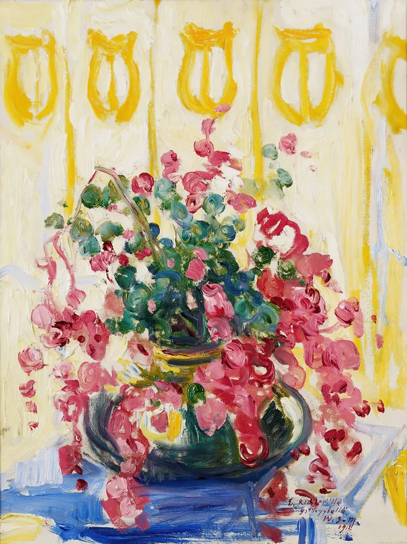 Flowers 8 Wall Art by Wilho Sjöström - High-Resolution Digital Print