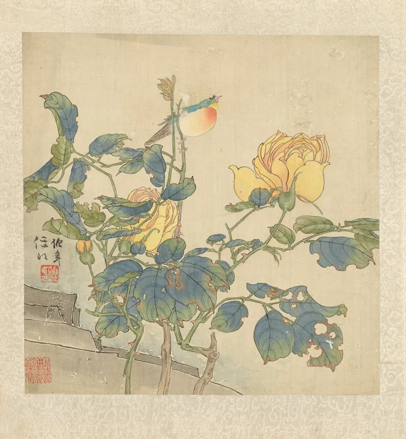 Flowers And Birds Pl 2 Wall Art by Ren Yi - High-Resolution Digital Print