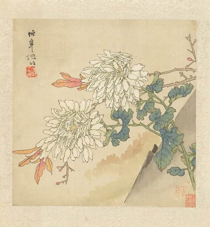 Flowers And Birds Pl 4 Wall Art by Ren Yi - High-Resolution Digital Print
