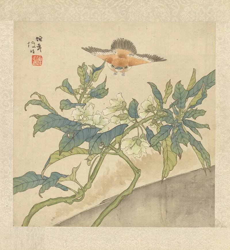 Flowers And Birds Pl 6 Wall Art by Ren Yi - High-Resolution Digital Print