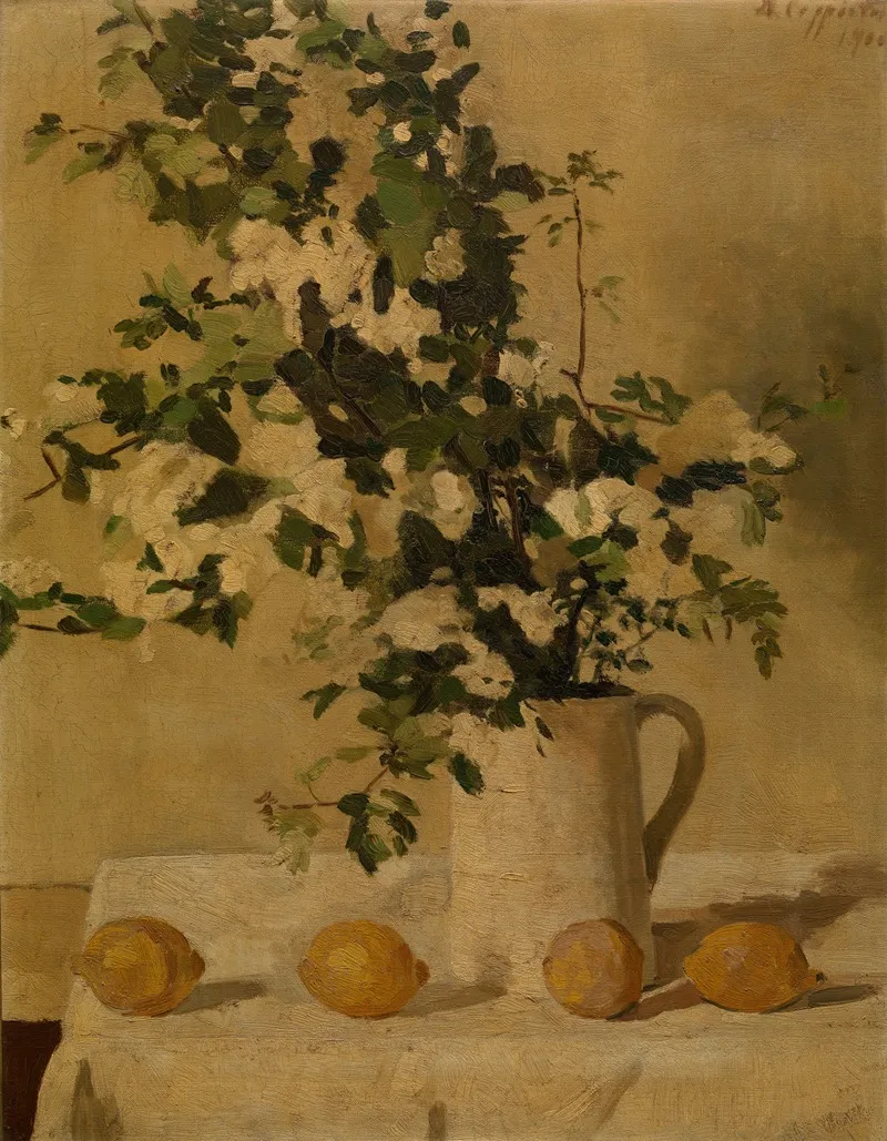 Flowers And Lemons Wall Art by Albéric Coppieters - High-Resolution Digital Print