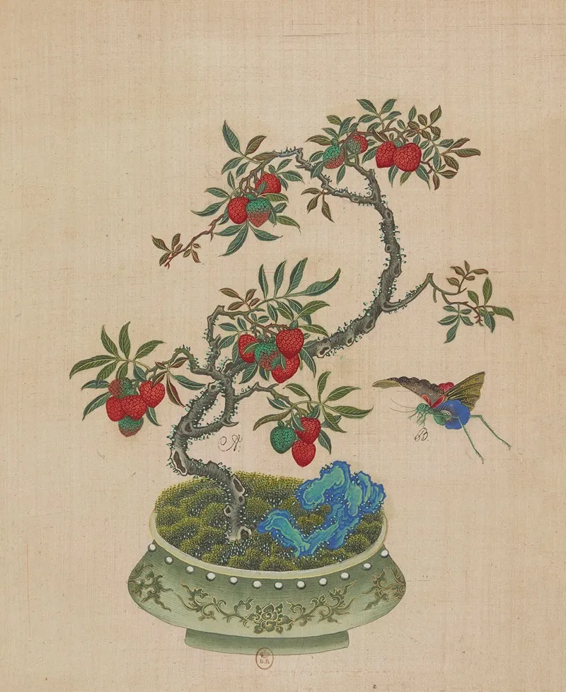Flowers Birds And Insects Pl 20 Wall Art by Anonymous - High-Resolution Digital Print