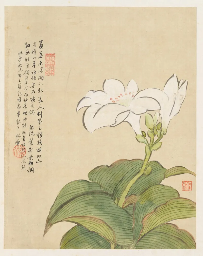 Flowers Pl 07 Wall Art by Liang Yuwei - High-Resolution Digital Print