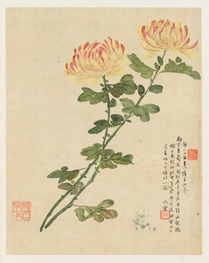 Flowers Pl 10 Wall Art by Liang Yuwei - High-Resolution Digital Print