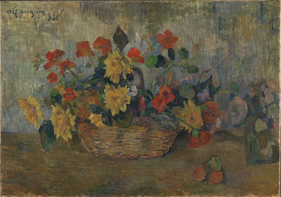 Flowers Still Life Wall Art by Paul Gauguin - High-Resolution Digital Print