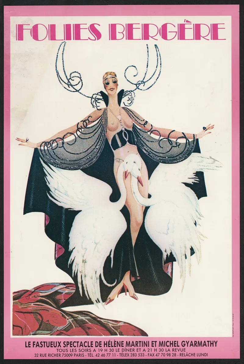 Folies Bergere 13 Wall Art by L. Martinet - High-Resolution Digital Print