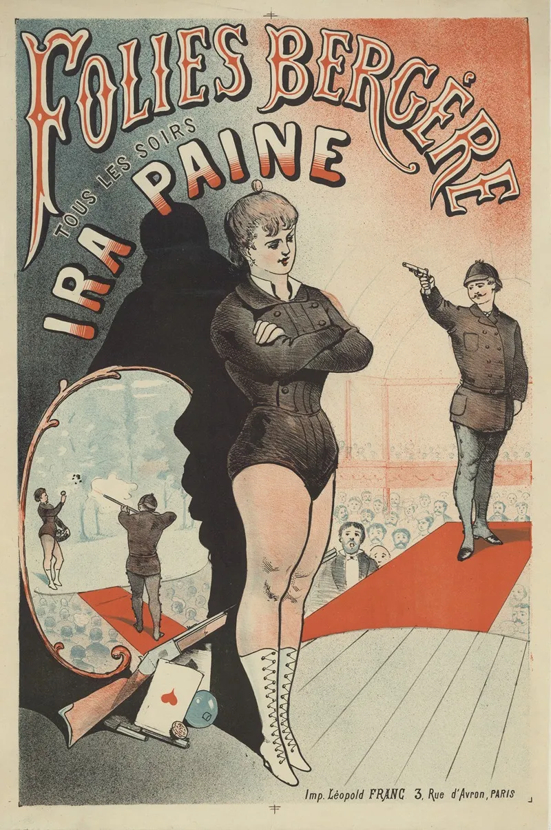 Folies Bergere Ira Paine Wall Art by Imp. Franc - High-Resolution Digital Print