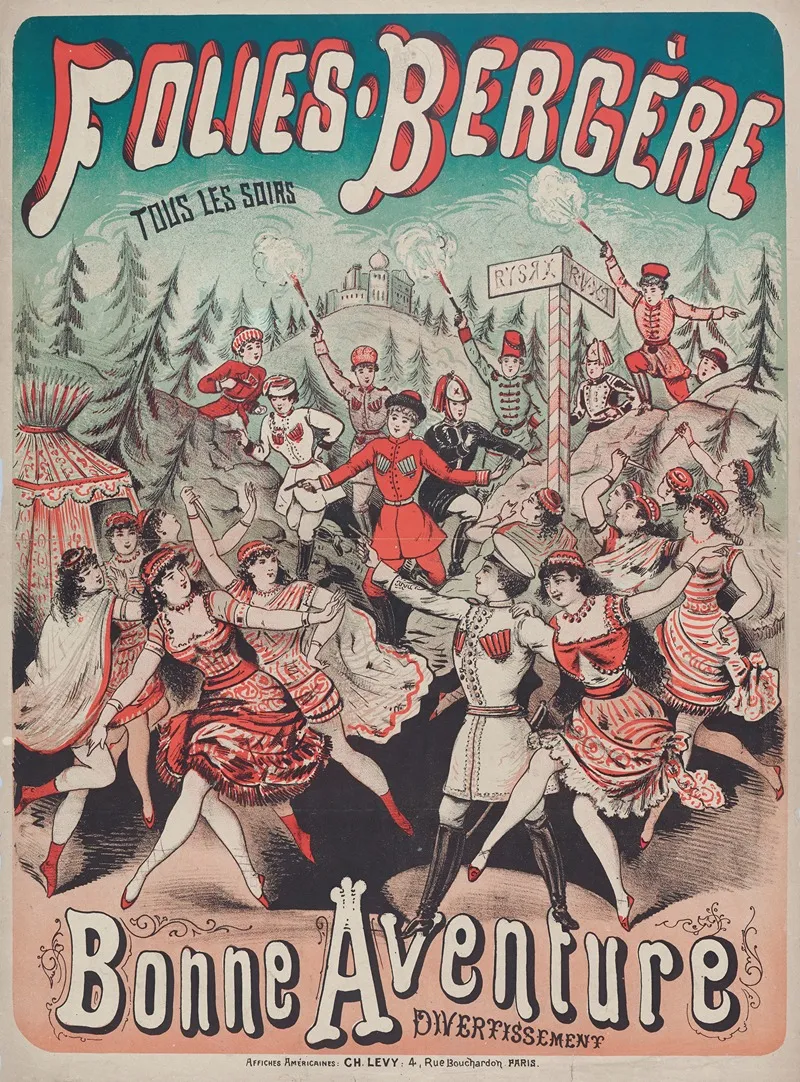 Folies Bergere Tous Les Soirs Bonne Aventure Divertissement