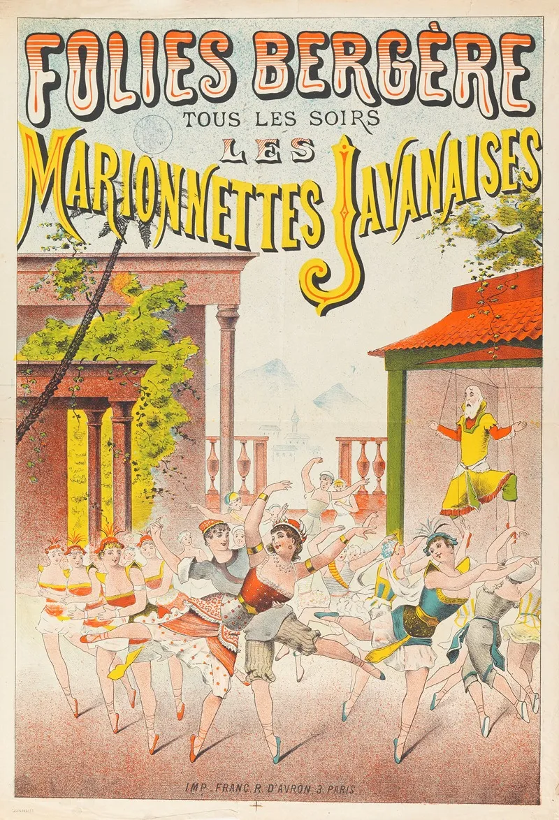 Folies Bergere Tous Les Soirs Les Marionnettes Javanaises
