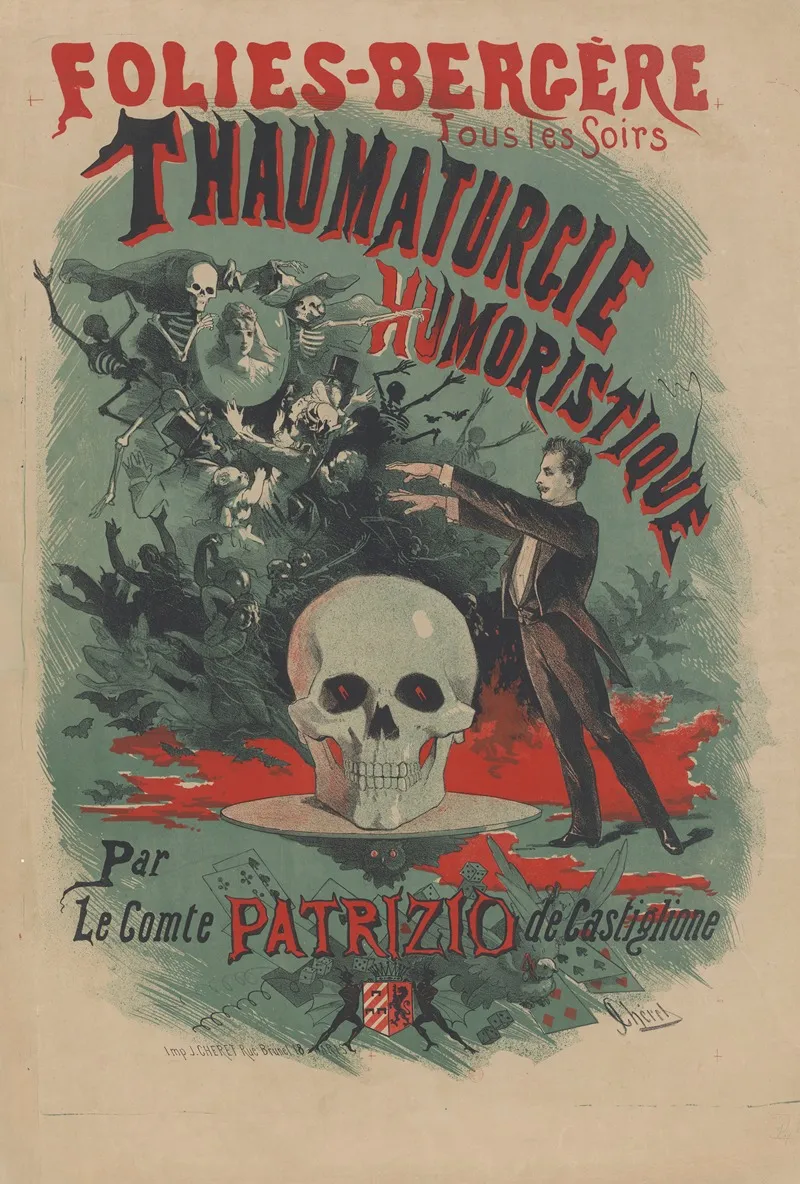 Folies Bergere Tous Les Soirs Thaumaturgie Humoristique Par Le Comte Patrizio De Castiglione