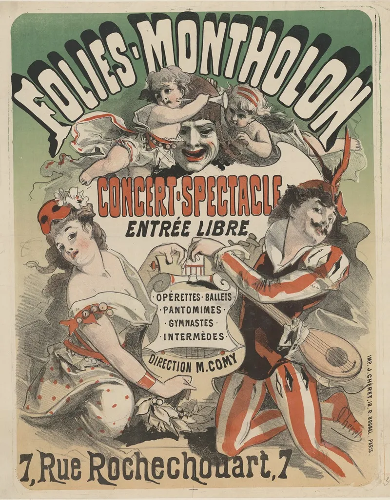 Folies Montholon Concert Spectacle Entree Libre