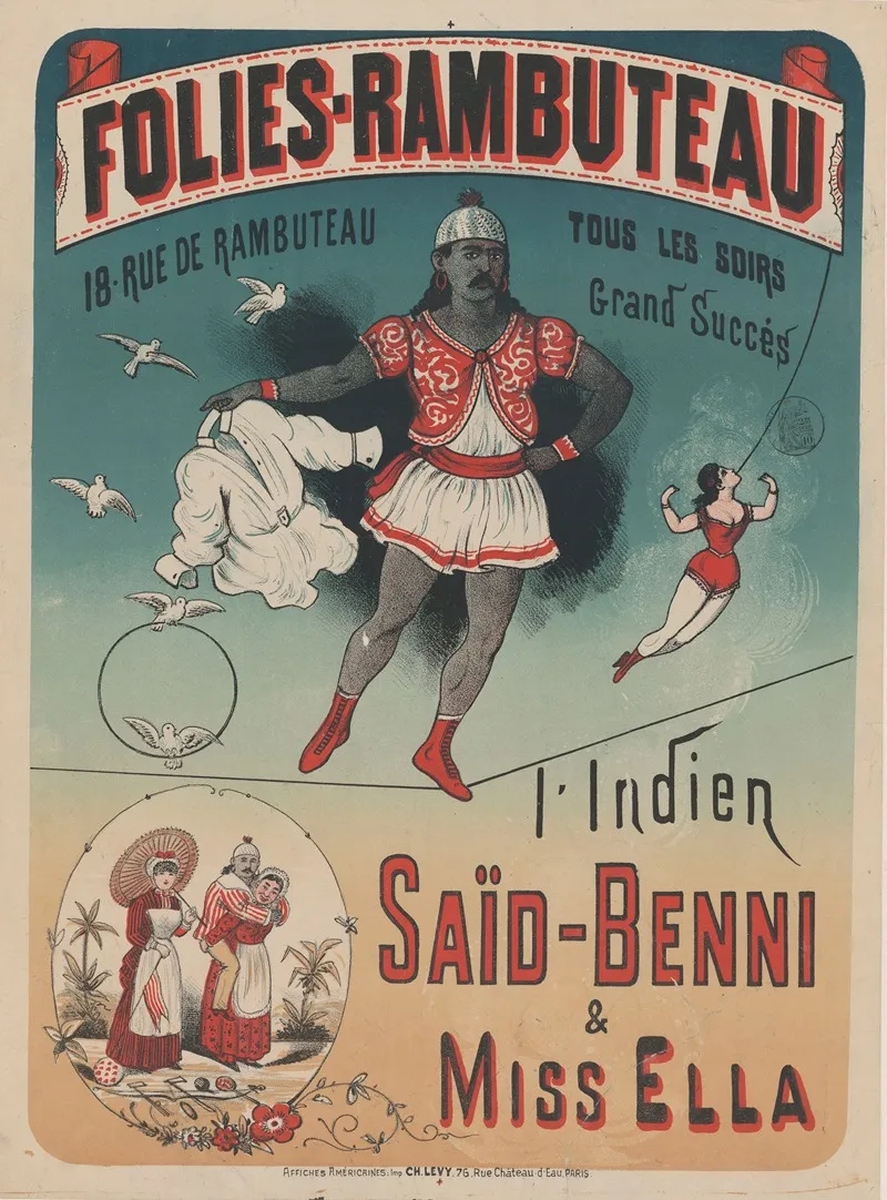 Folies Rambuteau Lindien Said Benni Et Miss Ella