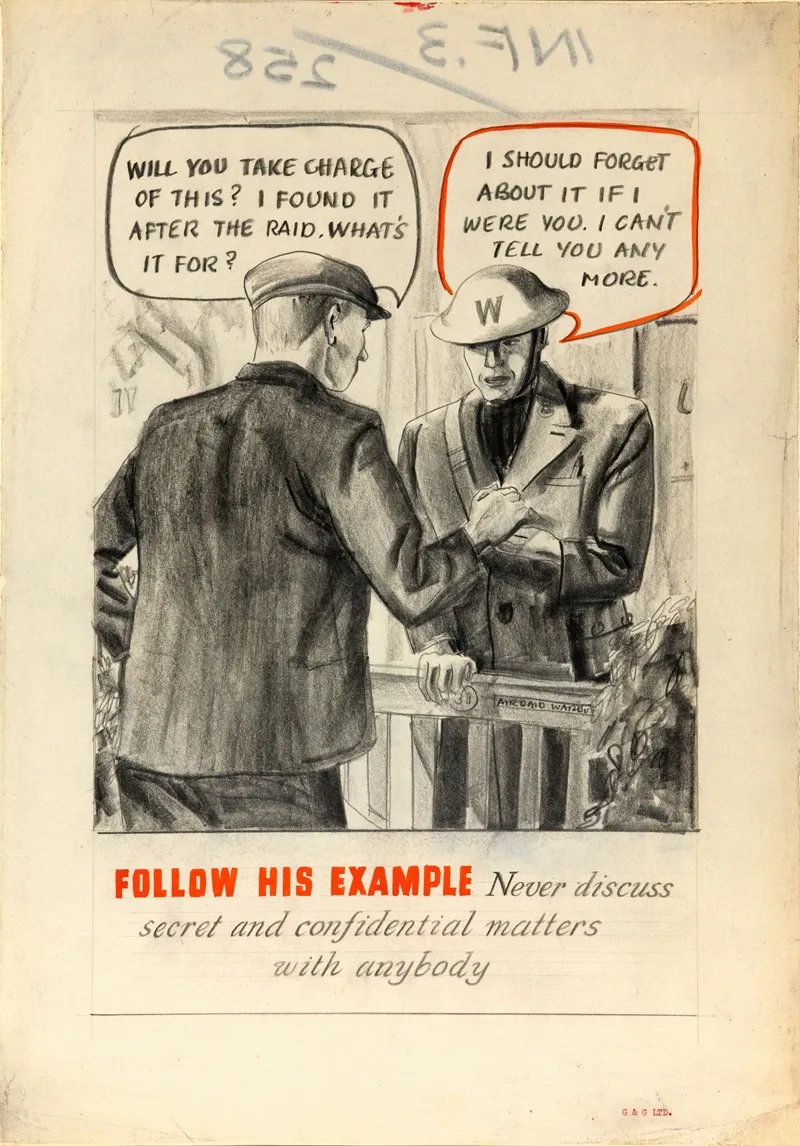 Follow His Example Never Discuss Secret And Confidential Matters With Anybody
