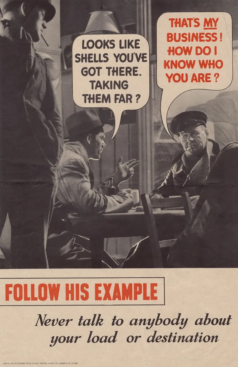 Follow His Example Never Talk To Anybody About Your Load Or Destination Wall Art by Anonymous - High-Resolution Digital Print