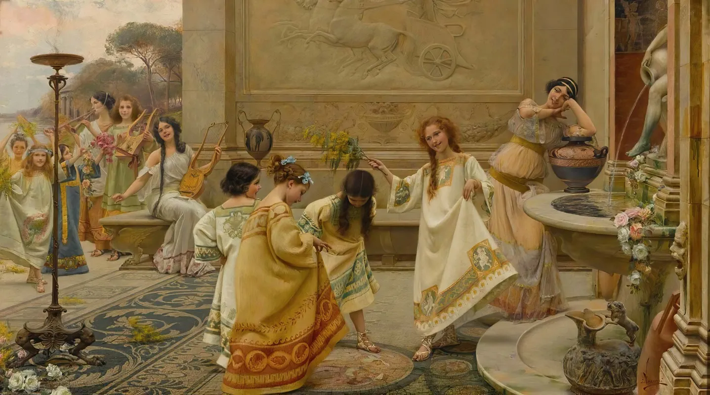 Fontinales Fete Des Fontaines Wall Art by Emilio Vasarri - High-Resolution Digital Print