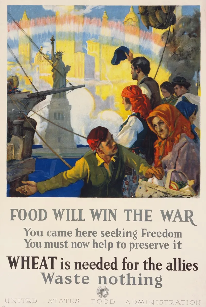 Food Will Win The War Wall Art by Charles Edwards Chamber - High-Resolution Digital Print