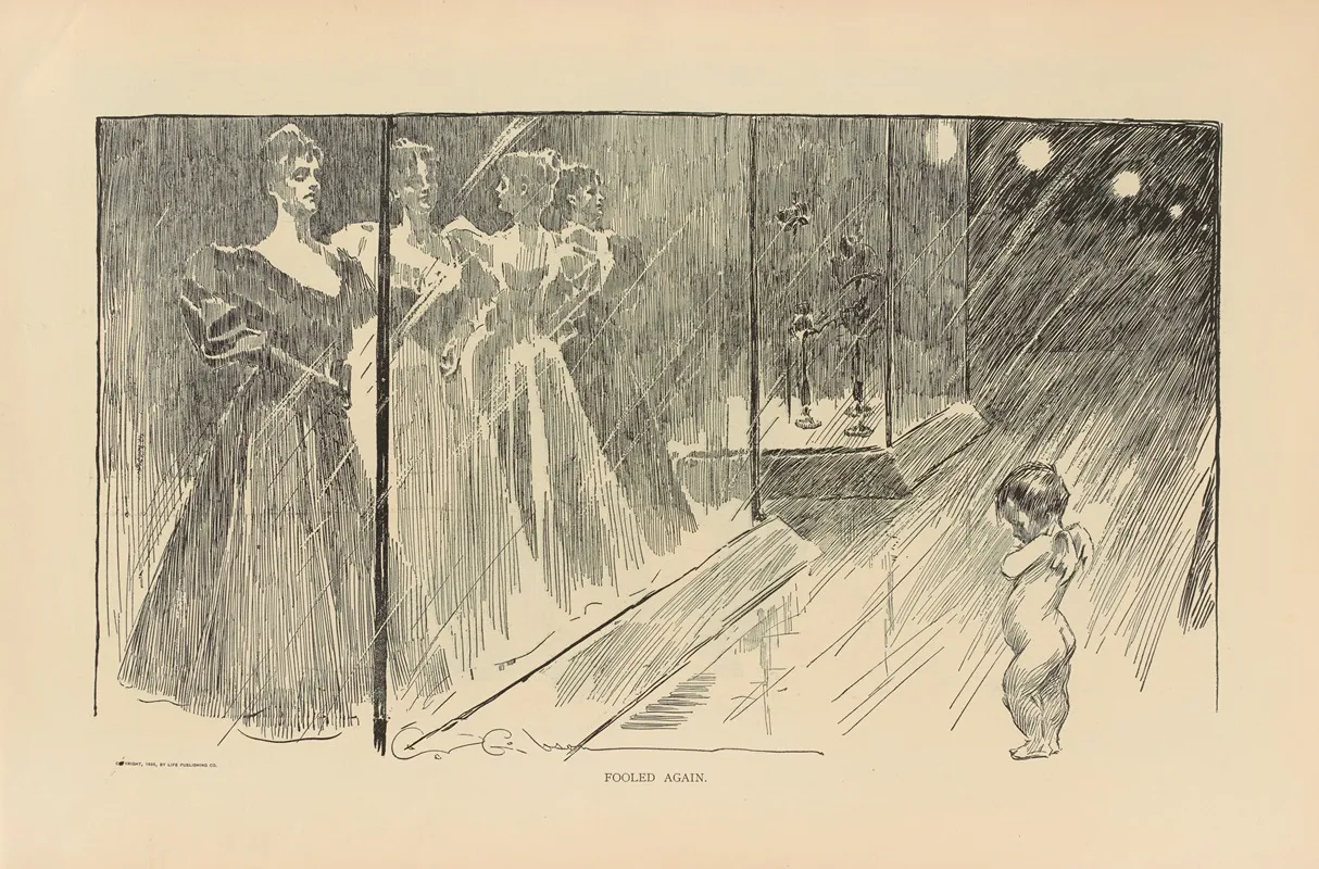 Fooled Again 2 Wall Art by Charles Dana Gibson - High-Resolution Digital Print