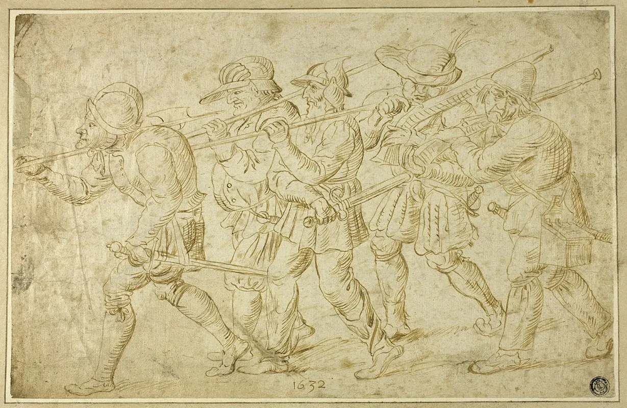 Foot Soldiers Wall Art by Adriaen Brouwer - High-Resolution Digital Print