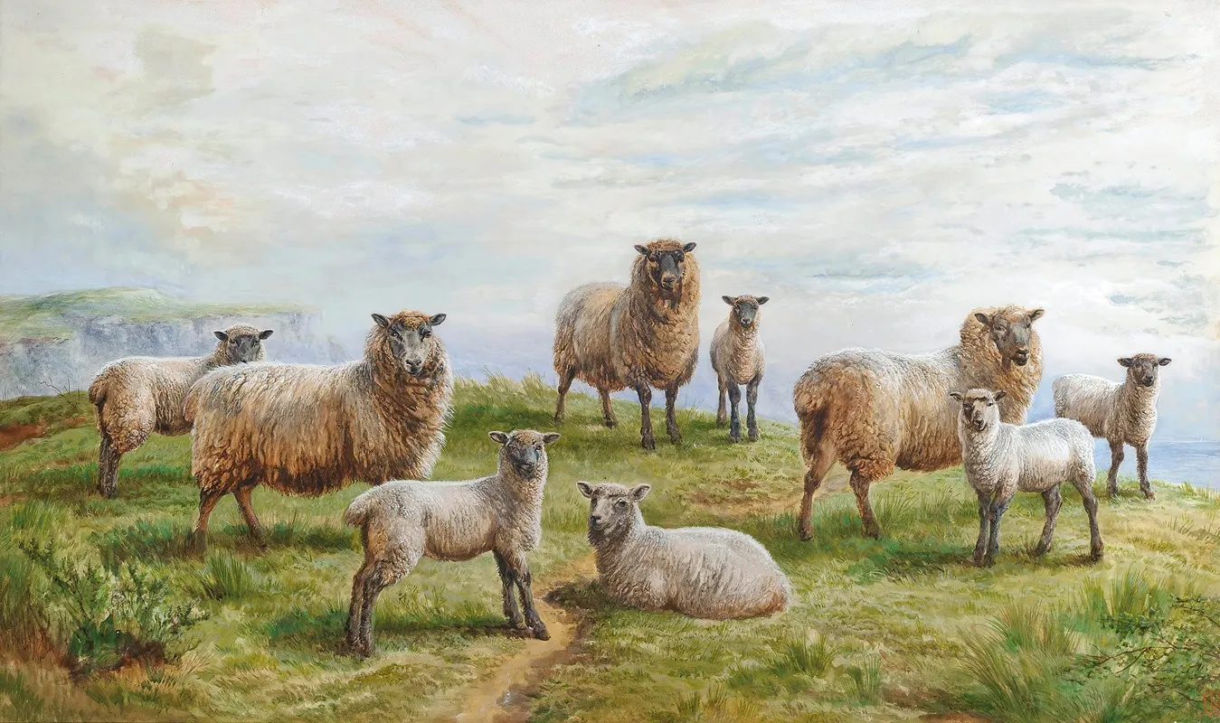 Footsteps Approaching Wall Art by Charles Jones - High-Resolution Digital Print