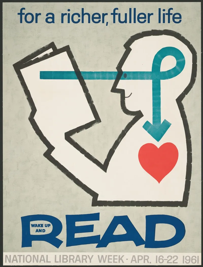 For A Richer Fuller Life Wake Up And Read National Library Week · Apr 16 22