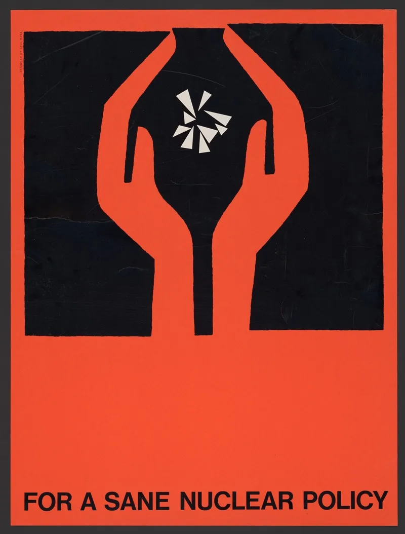 For A Sane Nuclear Policy 2 Wall Art by Saul Bass - High-Resolution Digital Print