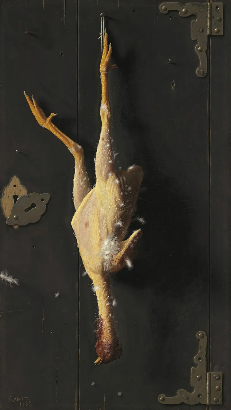 For Sundays Dinner Wall Art by William Michael Harnett - High-Resolution Digital Print