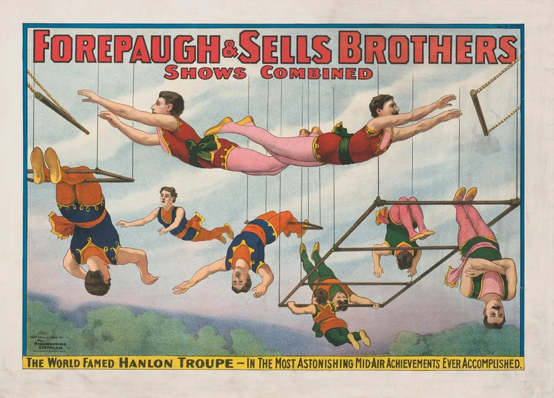 Forepaugh Sells Brothers Shows Combined The World Famed Hanlon Troupe