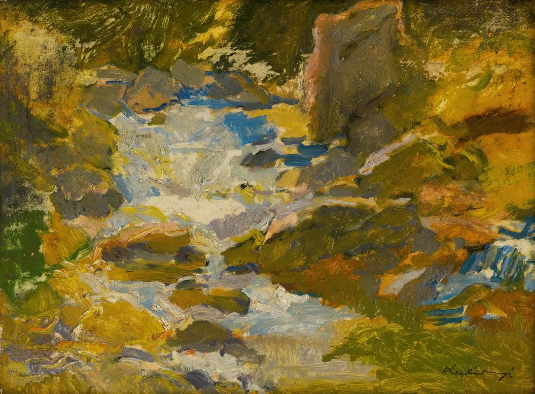Forest Brook 4 Wall Art by Alexander Kubínyi - High-Resolution Digital Print