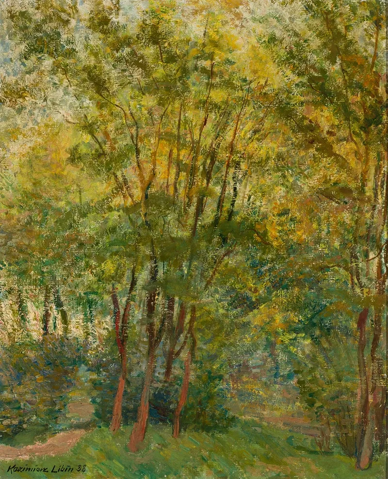 Forest In Autumn 2 Wall Art by Kazimierz Libin - High-Resolution Digital Print