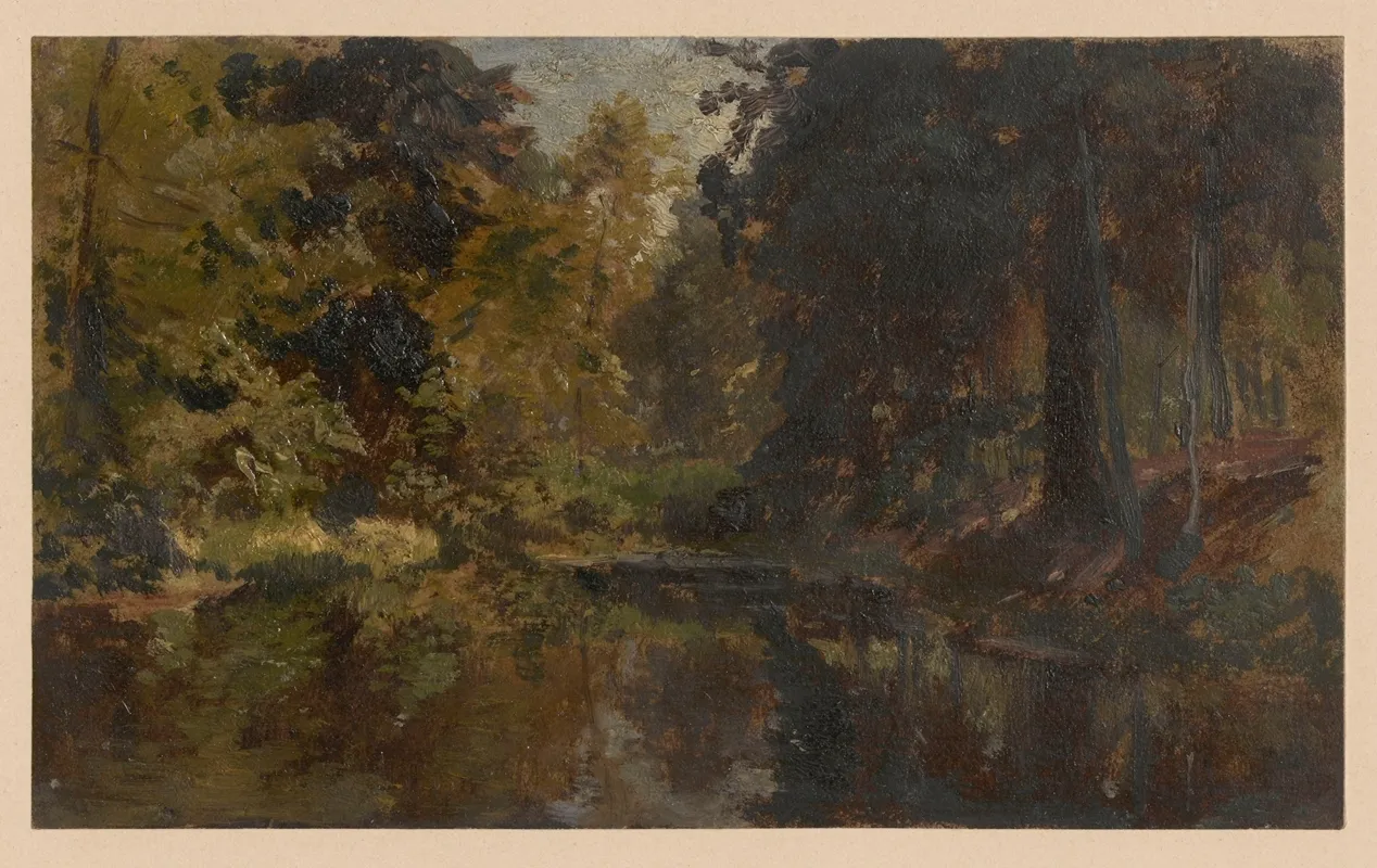 Forest Lake In Oborniki Slaskie