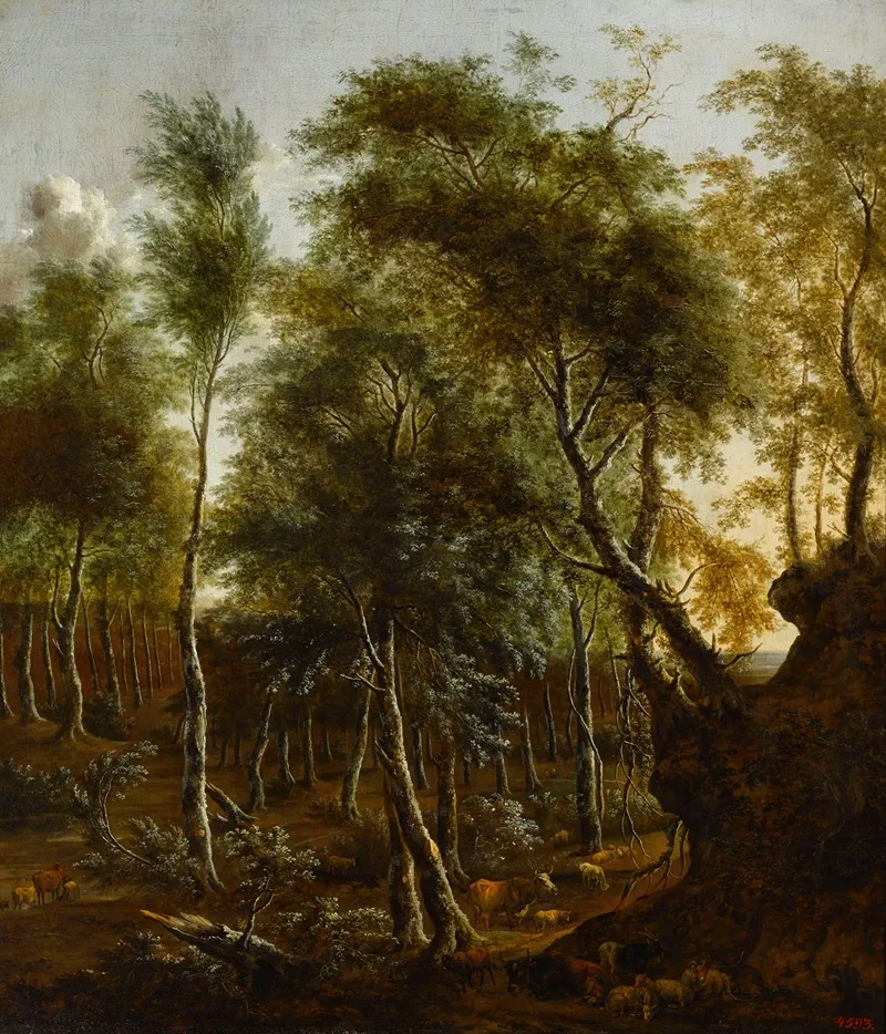 Forest Landscape 12 Wall Art by Frederik de Moucheron - High-Resolution Digital Print