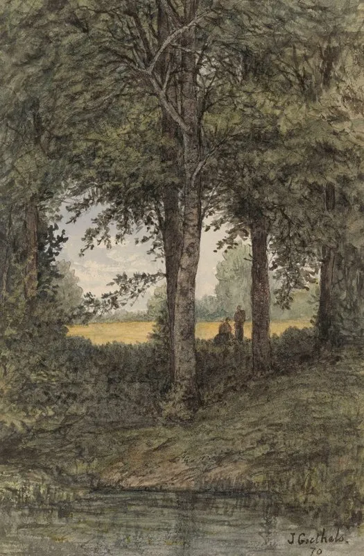 Forest Landscape 13 Wall Art by Jules Goethals - High-Resolution Digital Print