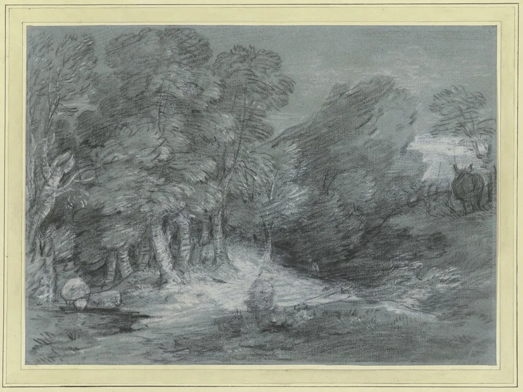 Forest Landscape 20 Wall Art by Thomas Gainsborough - High-Resolution Digital Print