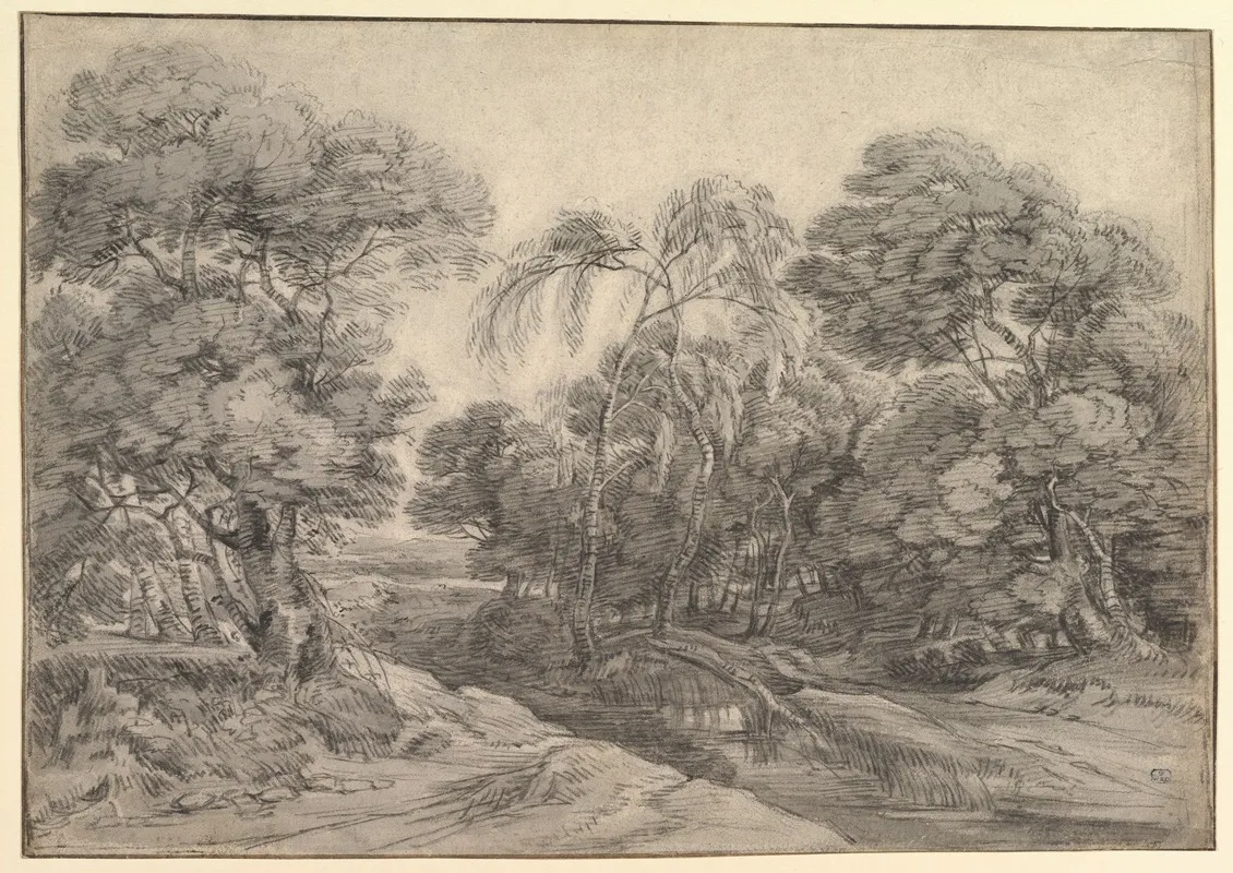Forest Landscape 3 Wall Art by Lodewijk de Vadder - High-Resolution Digital Print